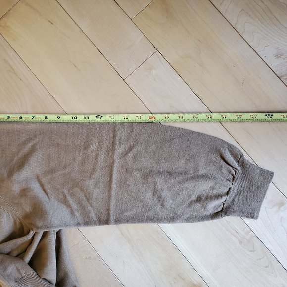 SAKS FIFTH AVENUE Men's Brown Long Sleeve Pullover Sweater XL Used - Picture 10 of 13